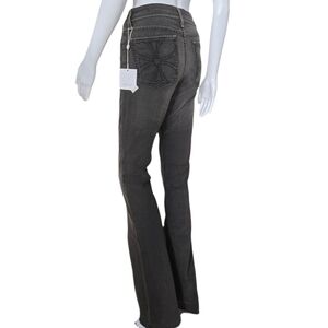 HABITUAL "Aerial"-Style "Meanstreets" Charcoal Grey Wash Denim High-Rise Bootcut